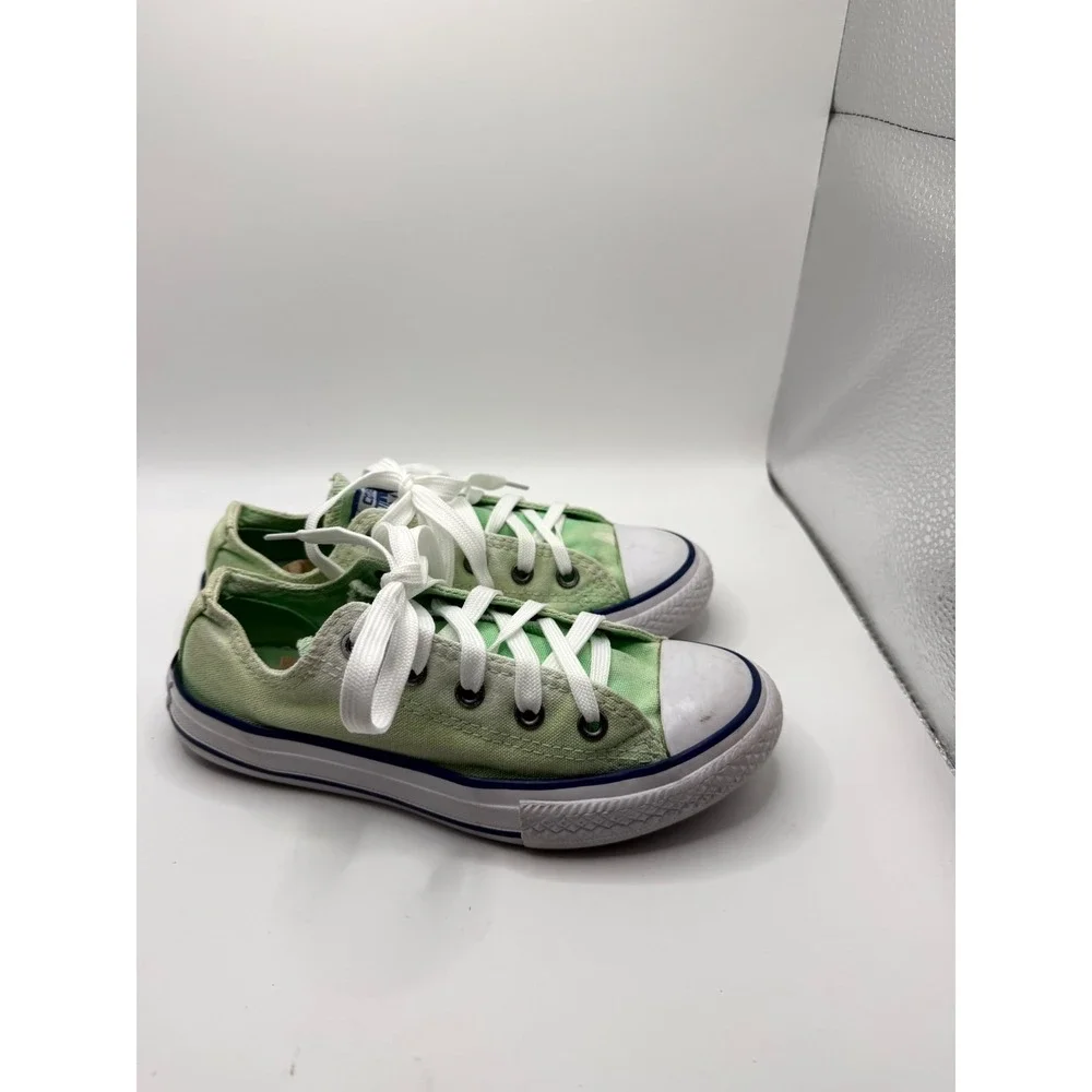 Converse Chuck Taylor All Star 660105F‎ Unisex Kids 1 Sneaker Green Canvas Shoes